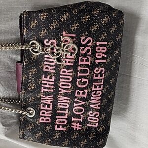 NWOT GUESS MIA BREAK THE RULES CARYALL BAG